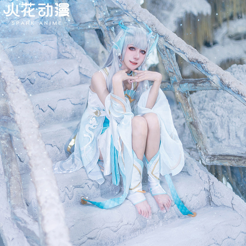 火花动漫王者荣耀西施cos游龙清影全套游戏cosplay女装
