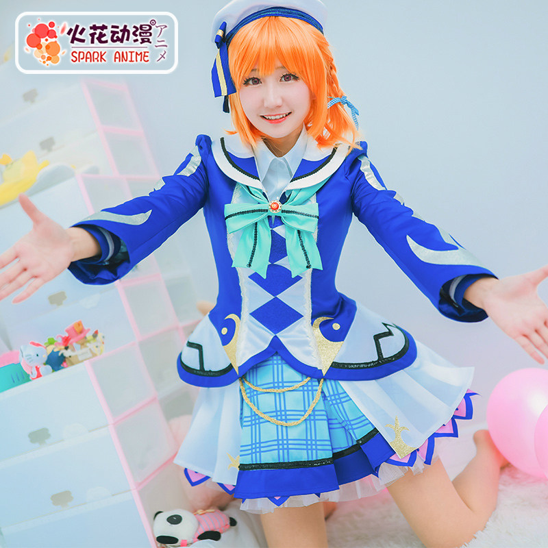 aqourslovelivesunshine水团op2全员打歌服小原鞠渡边cosplay女装