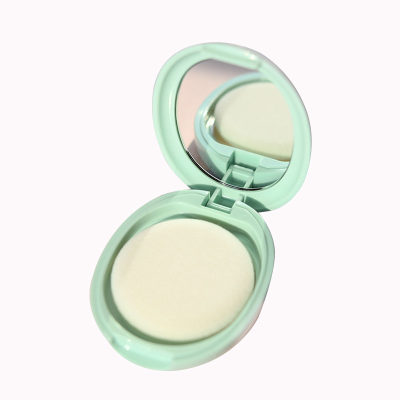 资生堂neuve惹我粉饼35g清爽控油镜子粉扑哑光粉饼