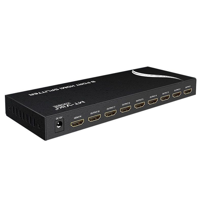 迈拓维矩mtsp108m8出hdmi高清视频分配器一分显示1080p分配器