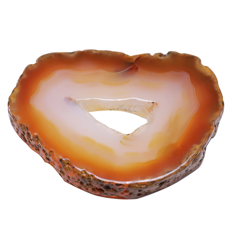 天然玛瑙原石切片水晶摆件北欧风格装饰家居招财摆件