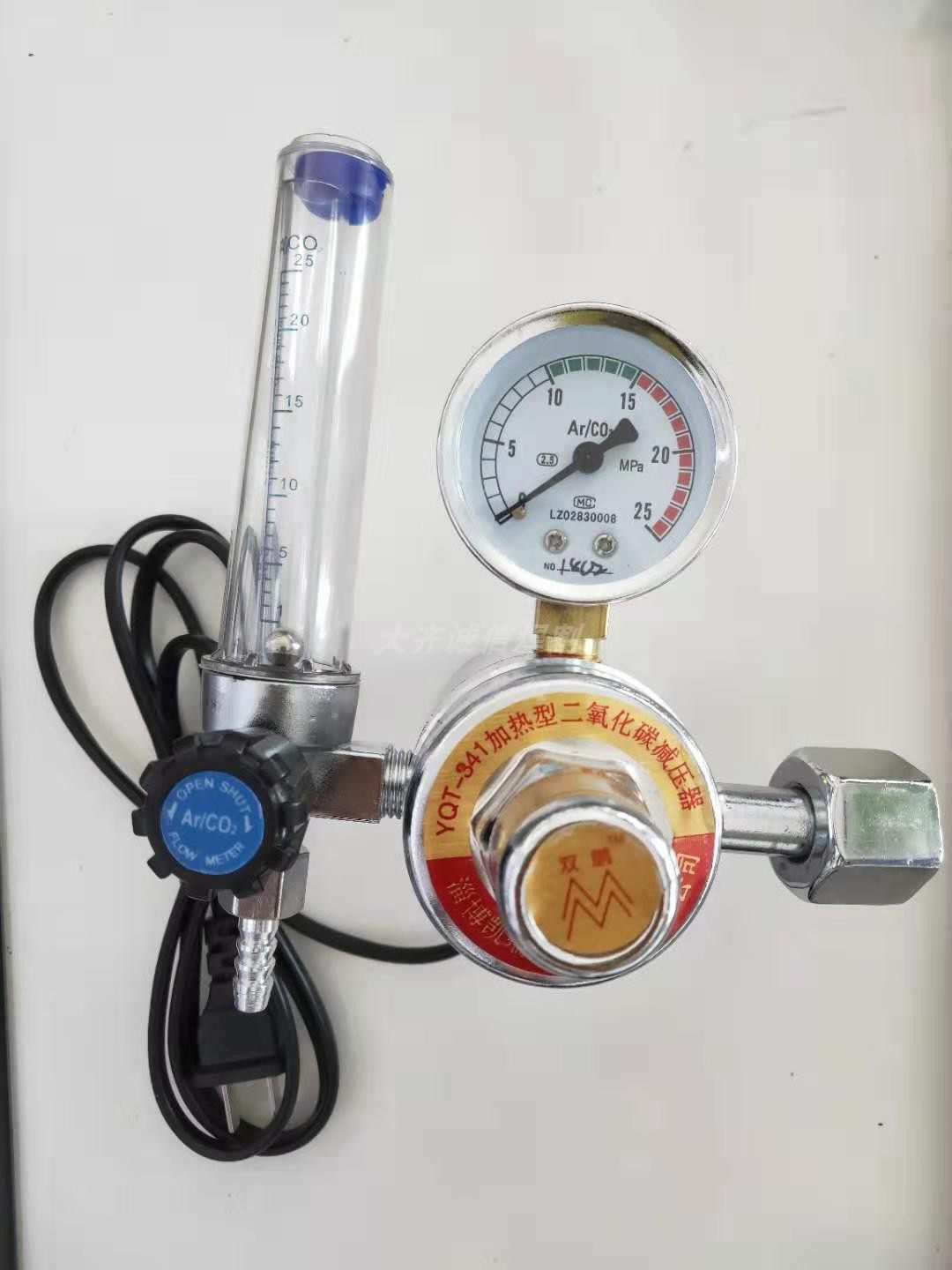 氧气表二氧化碳减压器节能防摔全铜精品二氧化碳减压阀压力表包邮