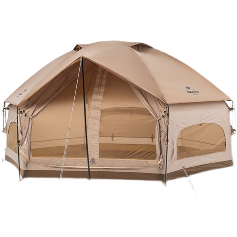 nh挪客mg六角帐篷空间家庭露营野营蒙古包露营