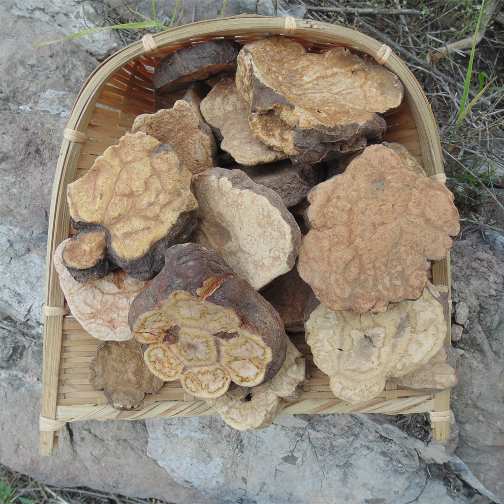 泰山野生何首乌片500克 洗头乌发生何首乌块发何首乌粉生有制首乌