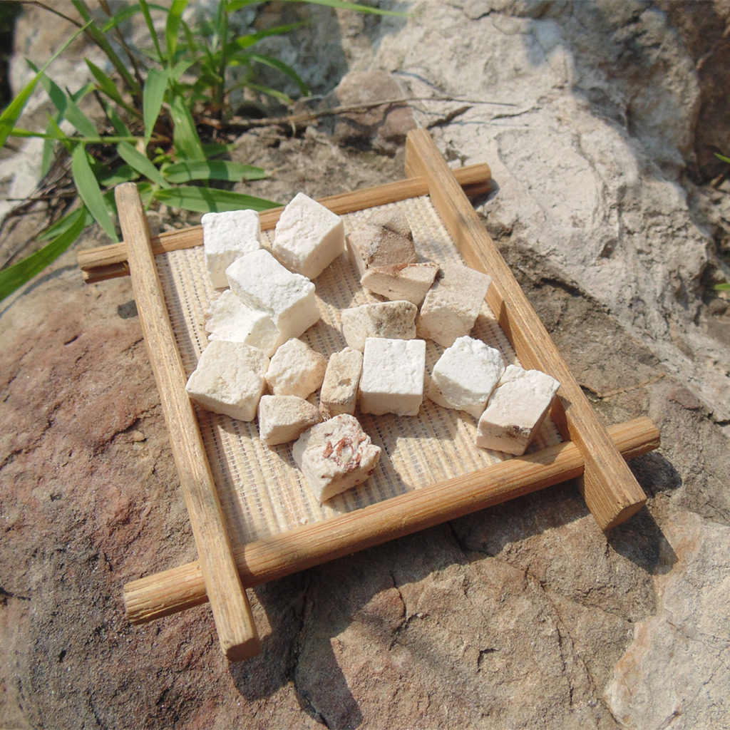 茯苓新货野生丁茯苓天然无硫云南500克白茯苓中药材茯苓