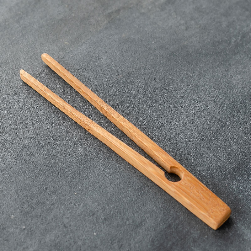 茶夹镊子茶道配件茶叶竹制木质夹子茶勺茶刀茶道