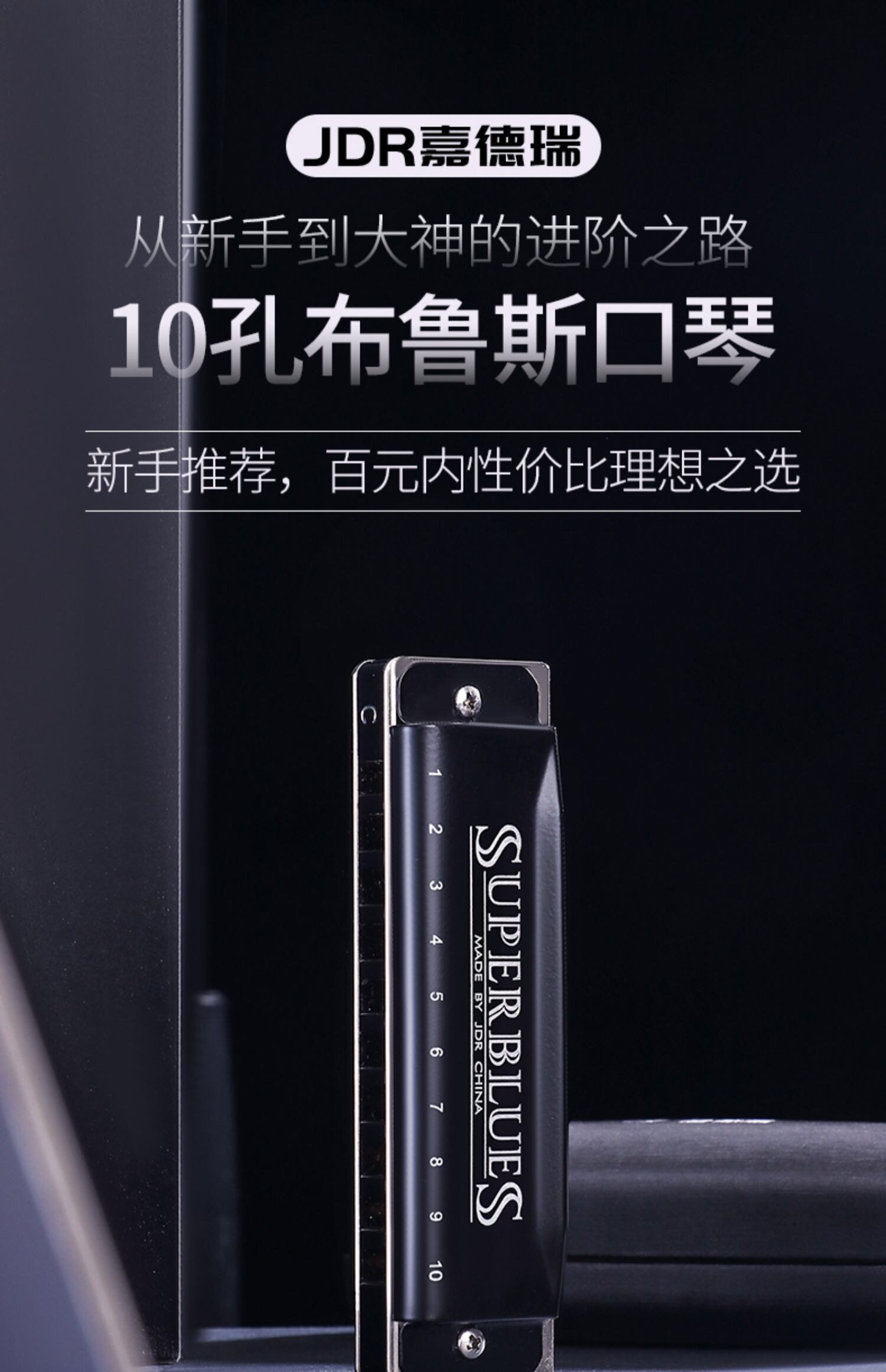 jdr初学者口音进口音节paddy入门嘉德瑞布鲁斯口琴口琴