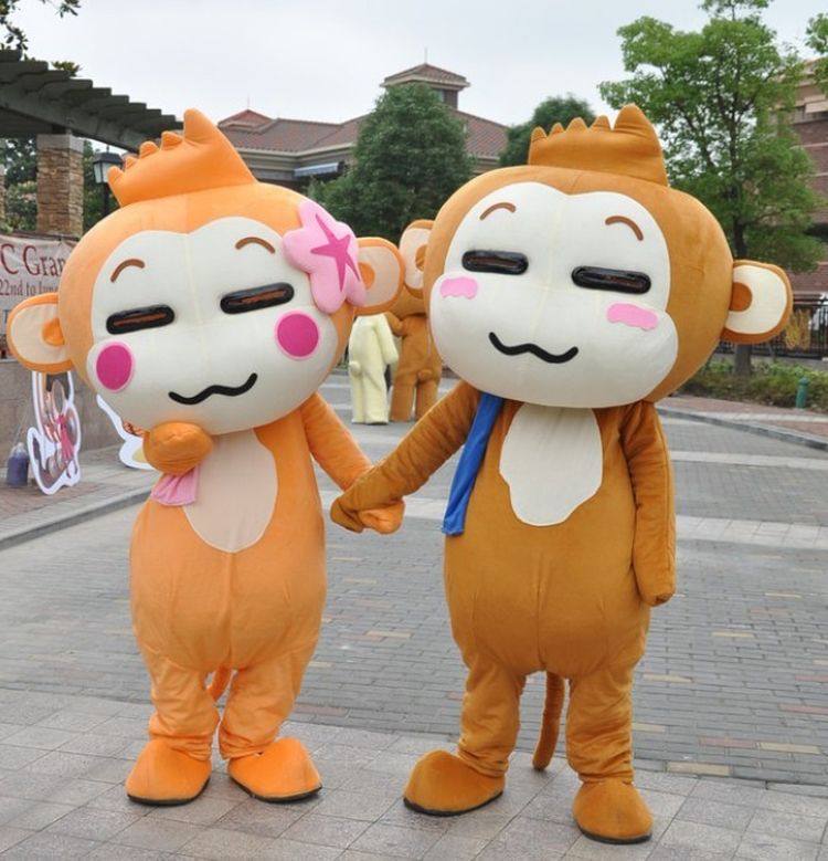 嘻哈猴行走卡通卡通人人偶服装cos表演道具悠嘻猴cosplay配件