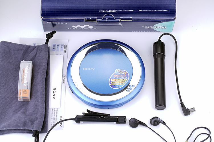 sony ej700 索尼cd随身听 cd机 cd播放器 超薄机身 液晶线控