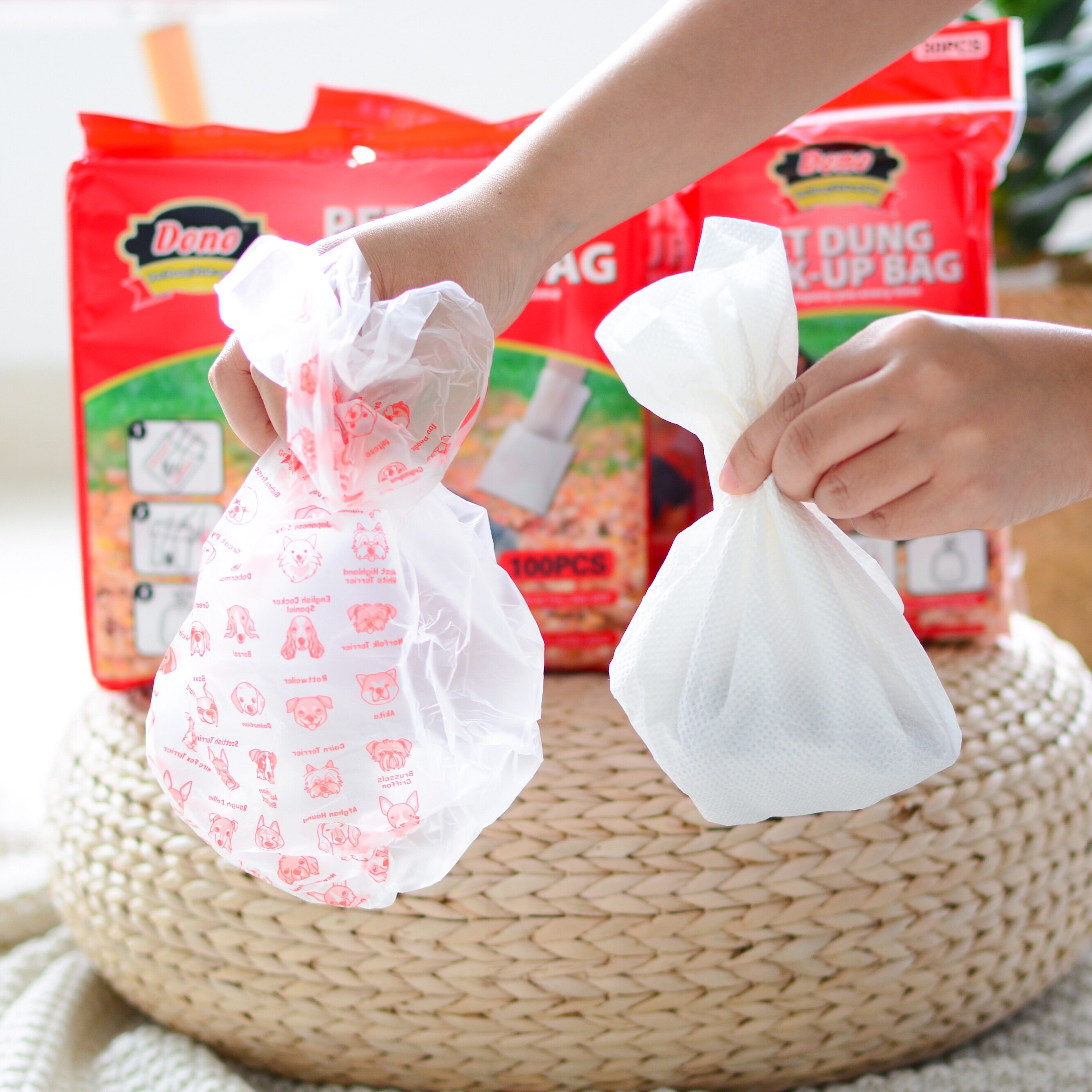 外出拾便袋铲屎袋dono狗屎袋子清洁粪便遛狗一次性拾便器