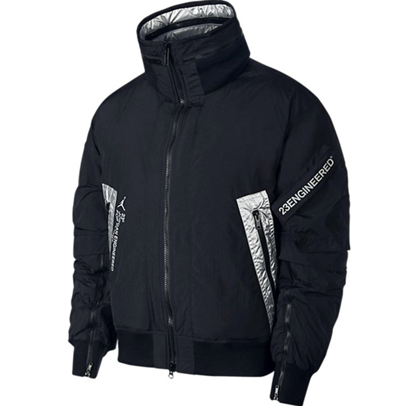 airjordanaj男子防风保暖运动休闲立领运动羽绒服