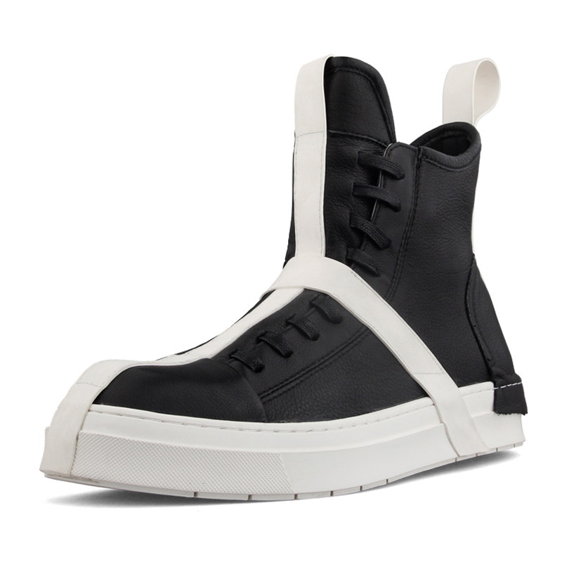 奈瑟高帮鞋男秋嘻哈鞋子潮高邦鞋男鞋韩版潮流街舞鞋网红高帮板鞋