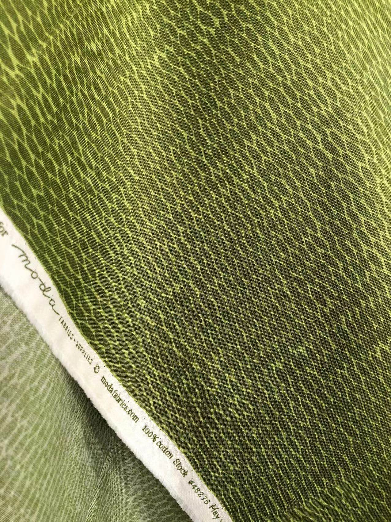 wwei进口moda平纹棉布布料圣诞简约几何定位海绵垫