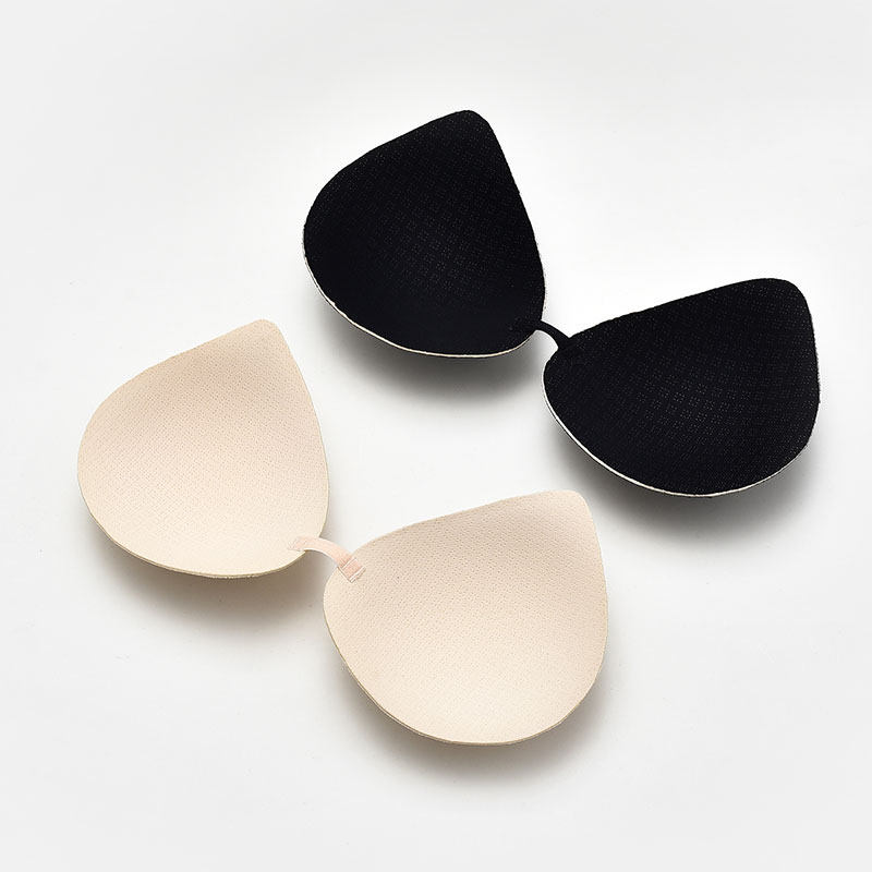 天然乳胶胸垫无痕内衣一体式聚拢美背加厚水滴文胸