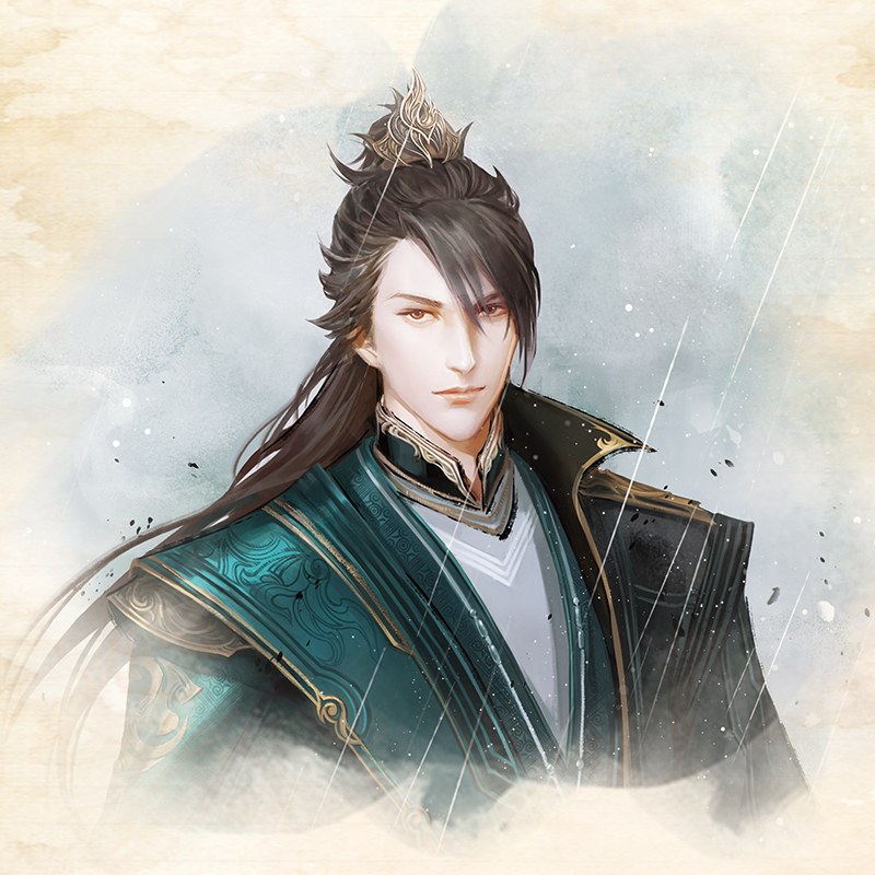 正版天宝伏妖录水墨风画卷海报挂画李景珑孔鸿俊动漫挂件