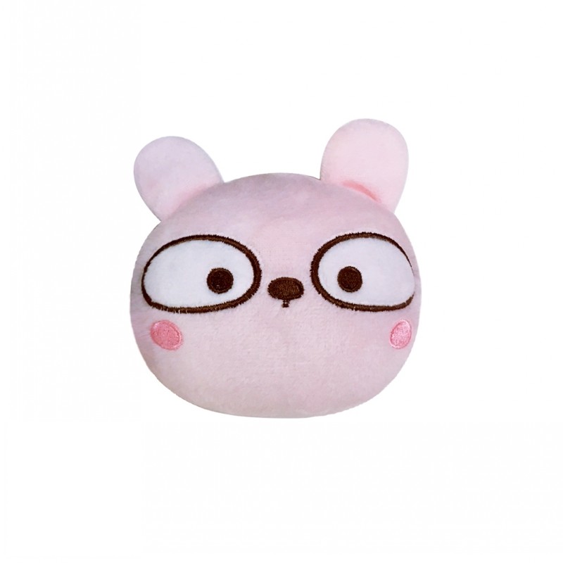 萌力星球萌二公仔小浣熊毛绒挂件微信表情包创意周边挂饰钥匙扣链