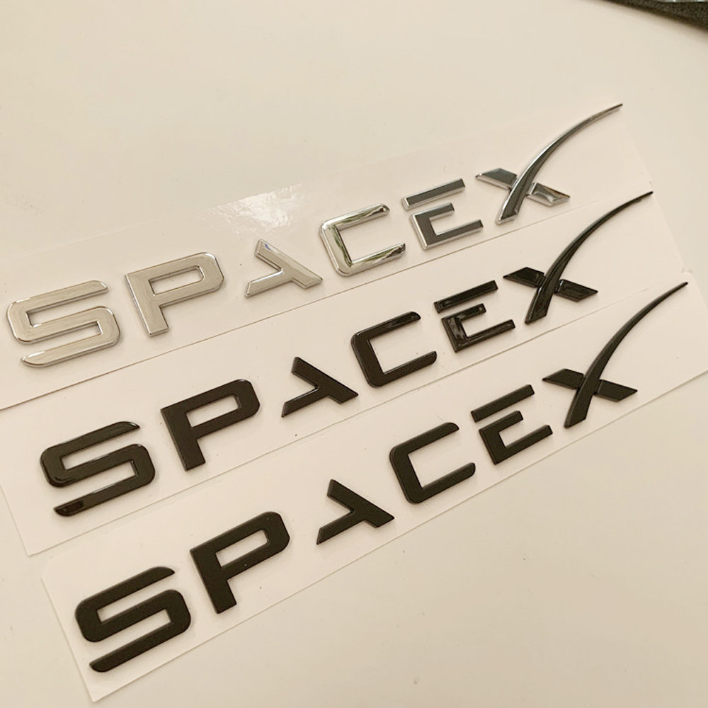 19-22年model3高性能尾标dualmotor字母标特特斯拉车尾spacex汽车车标
