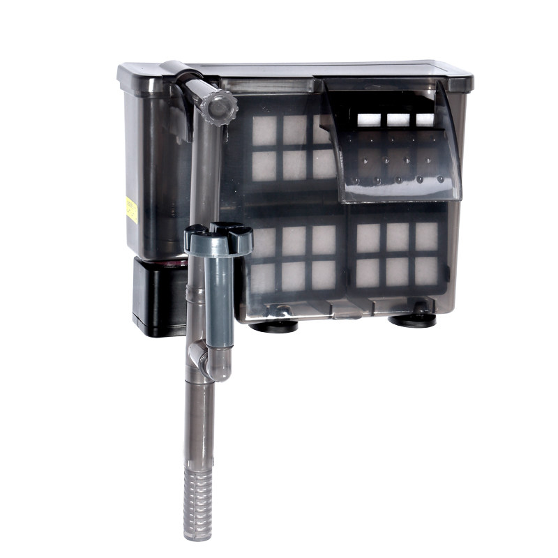 过滤器鱼缸瀑布小型三合一净水水循环水族箱草缸壁挂式过滤设备