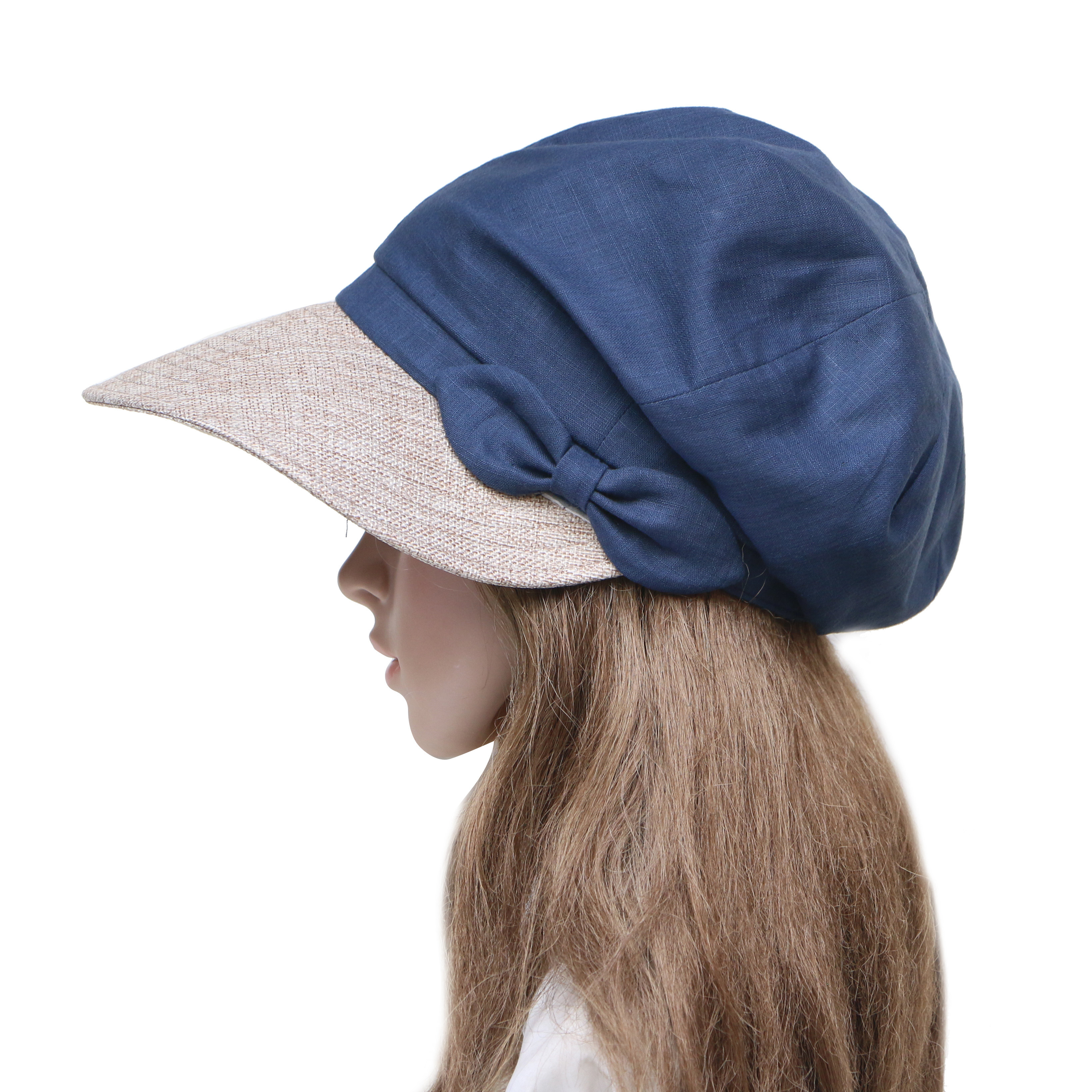 日本春夏季女帽棒球帽防紫外线遮阳帽太阳帽百搭机车帽防帽子