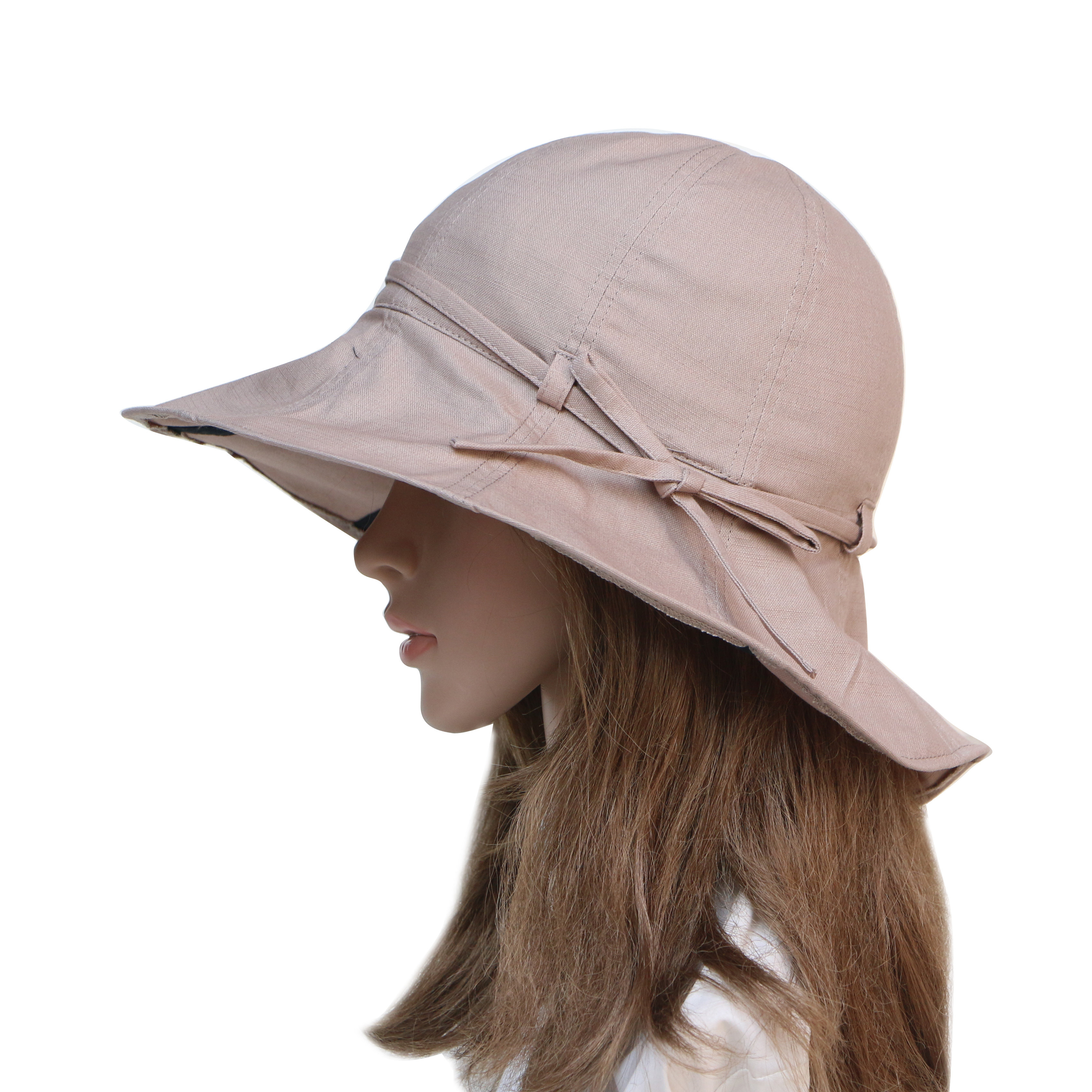 轻薄女帽日本遮阳帽防晒太阳帽帽子盆帽荷叶大头帽子