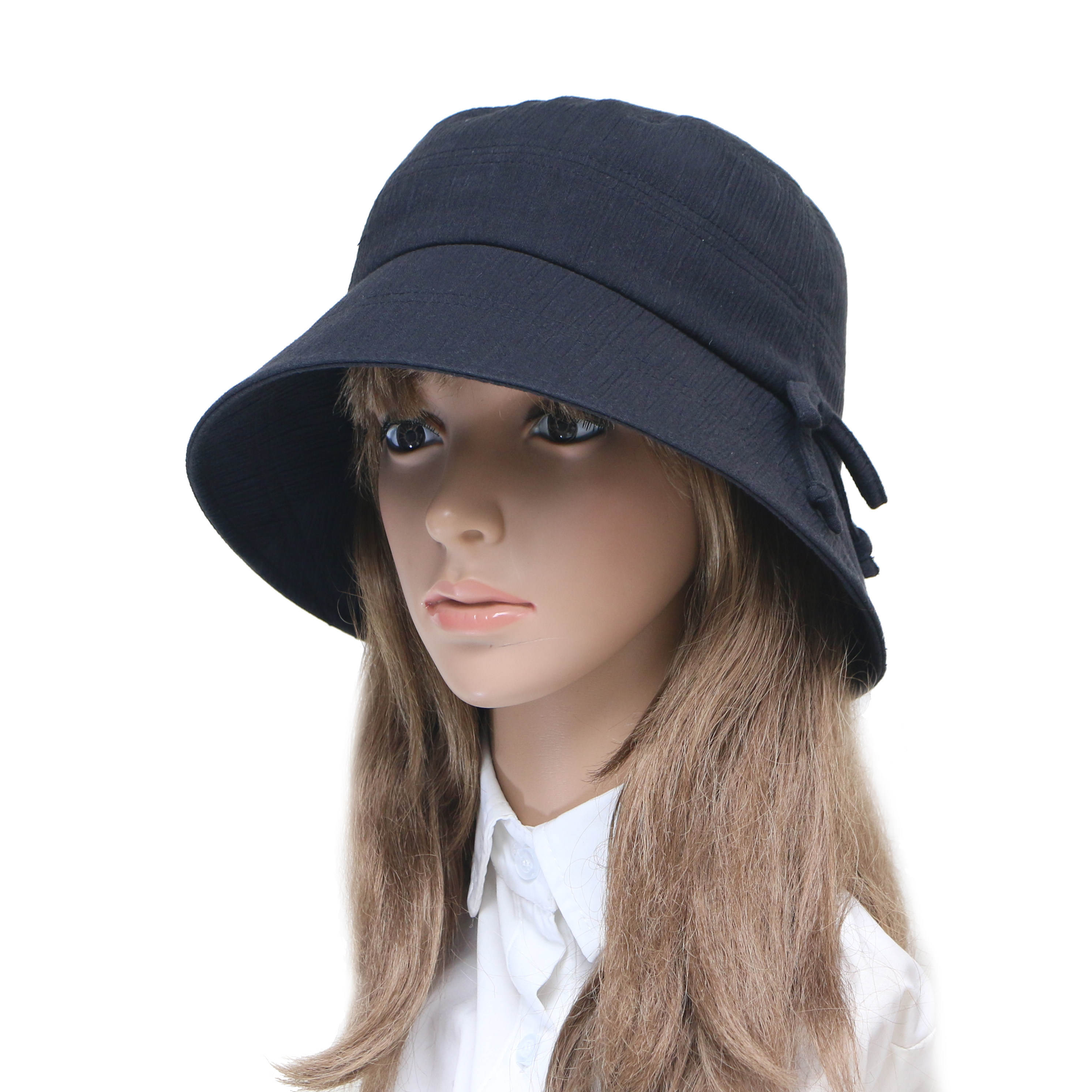 春夏日本防紫外线太阳帽遮阳帽沙滩百搭盆帽渔夫小头帽子