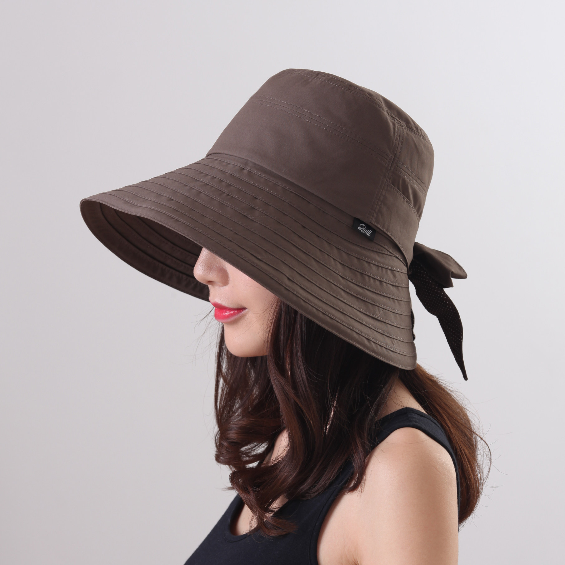 日本女帽帽子upf50大帽防紫外线遮阳帽太阳帽沙滩帽夏款帽子