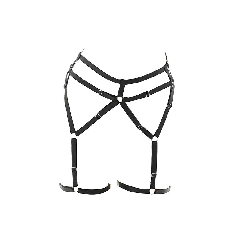 性感松紧带腿环配件肉感大腿吊袜带束缚缚带内衣动漫t恤