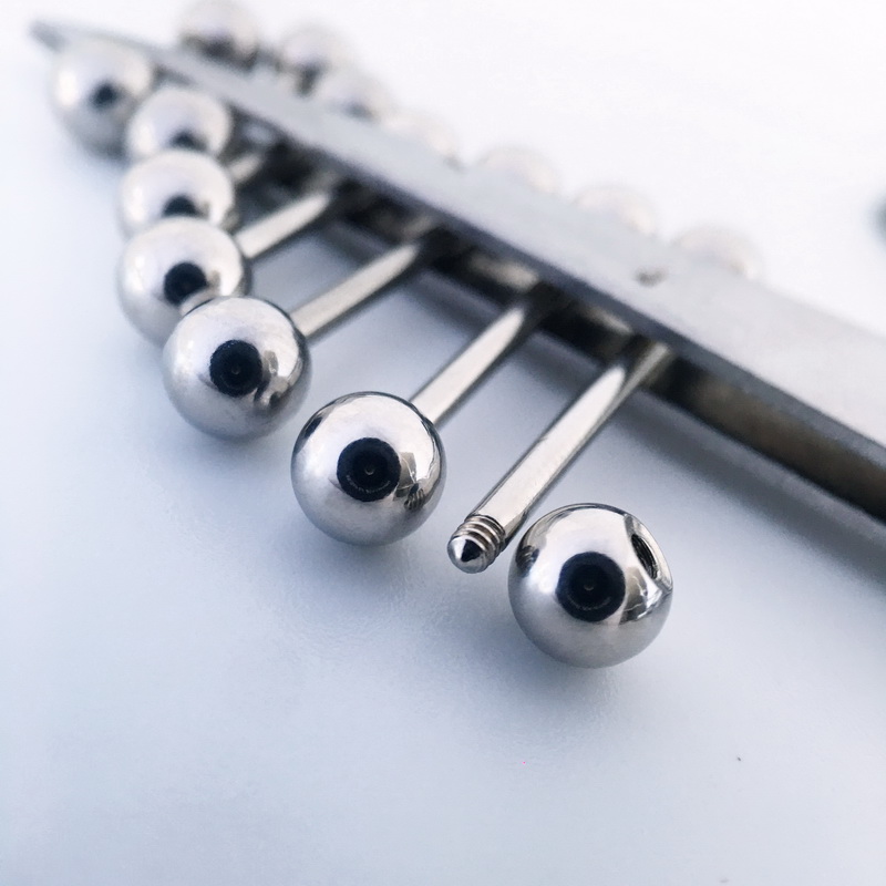 全新pa万能环直杆钉横穿穿钉舌钉穿孔饰品耳钉