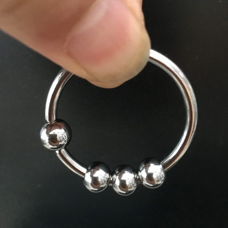 人体穿刺饰品阴环纯正钛钢过敏男性人士带体环其它首饰