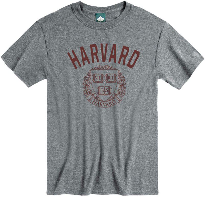 爱在哈佛大学校徽班服短袖校服文化衫学院harvard情侣t恤