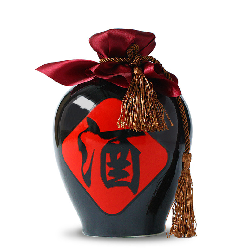 景德镇陶瓷酒瓶酒坛坛子1斤2斤5斤密封仿古创意家用酒壶