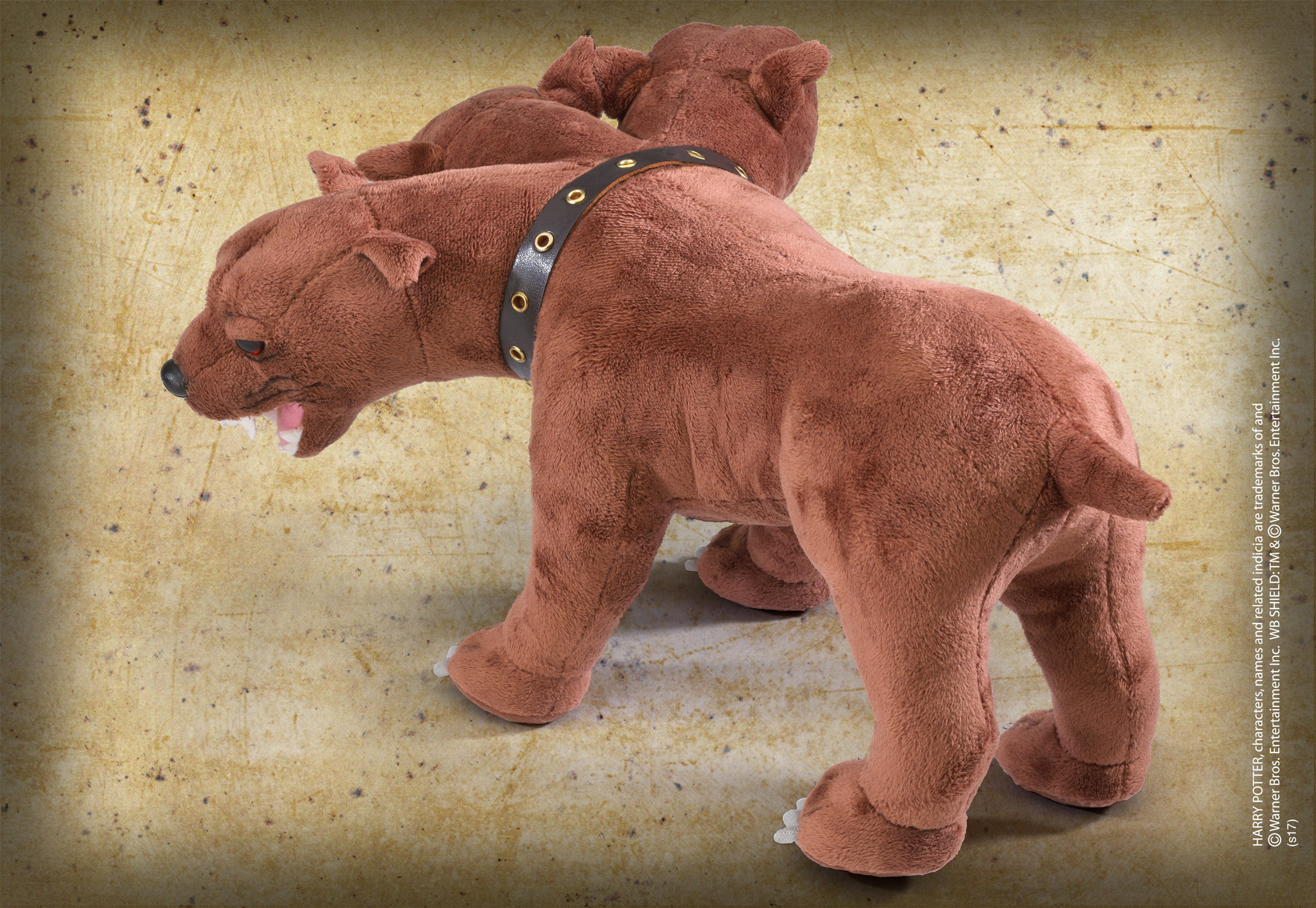 代购华纳正版哈利波特周边海格路威毛毛三头毛绒玩具动漫毛绒