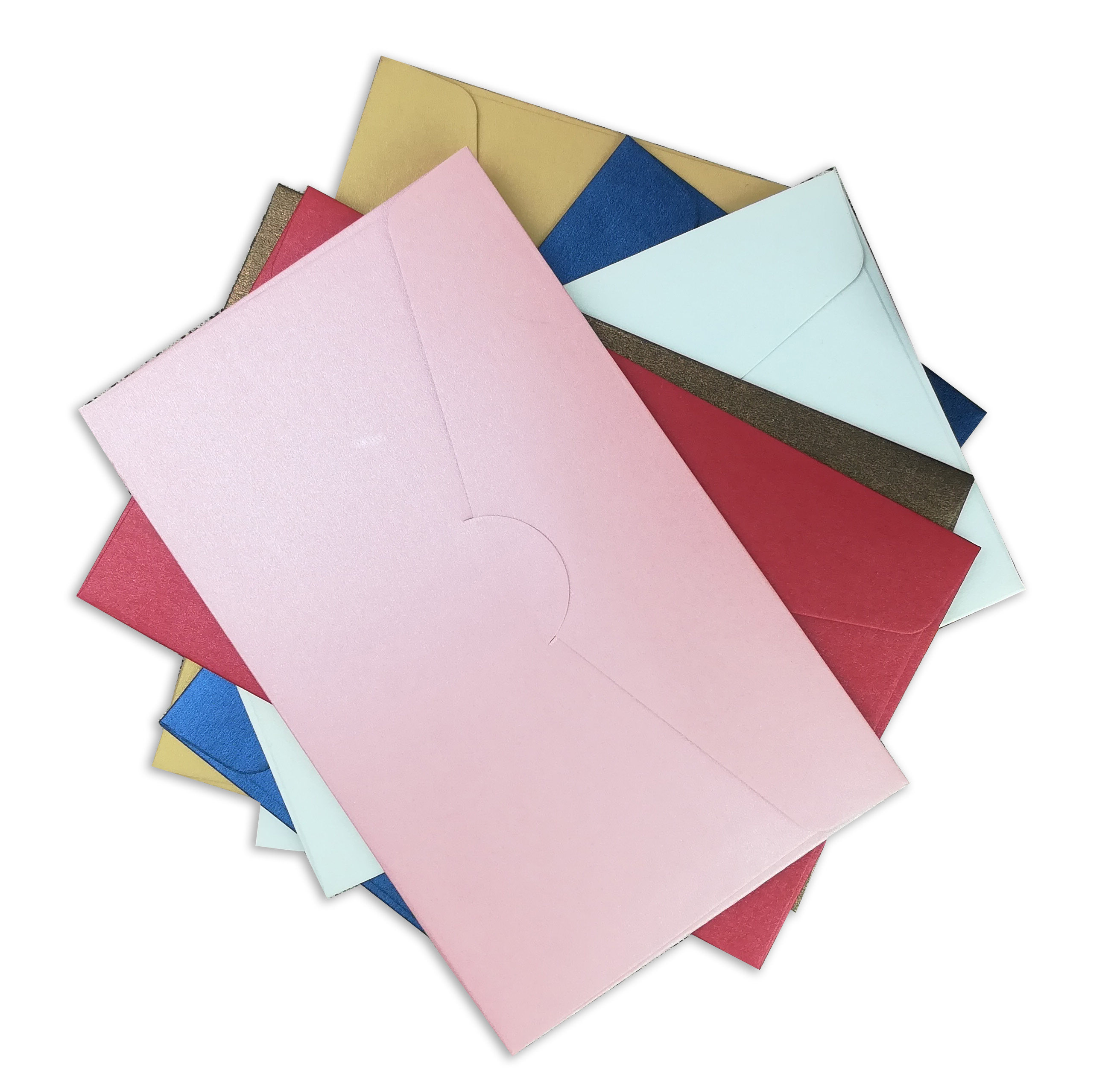 优质加厚西式商务珠光邀请函请柬5号7号9号信封