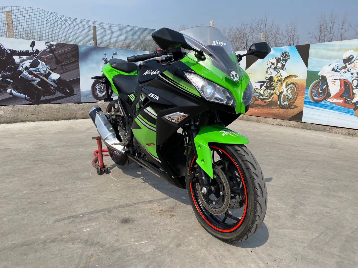 二手地平线摩托车250cc双缸水冷跑车电喷公路赛趴摩托车整车