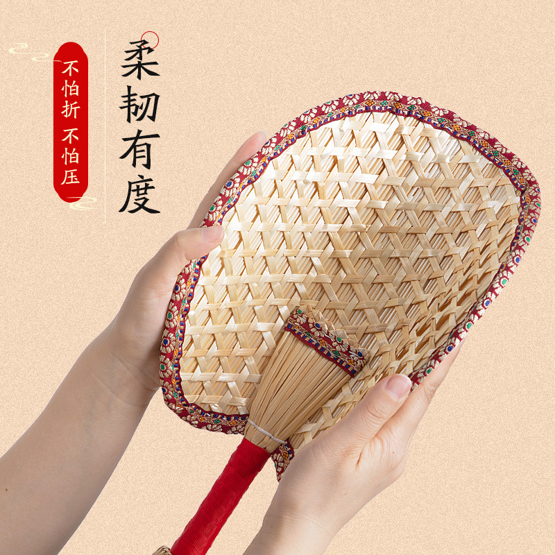 手工编织扇子夏天大蒲扇夏季老式手摇摇扇儿童扇子