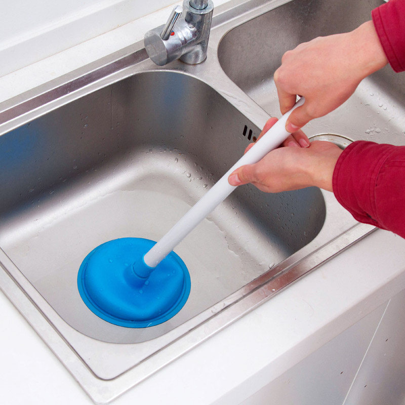 居家家 厕所管道疏通器皮搋子抽马桶吸 家用通下水道工具吸水拔子