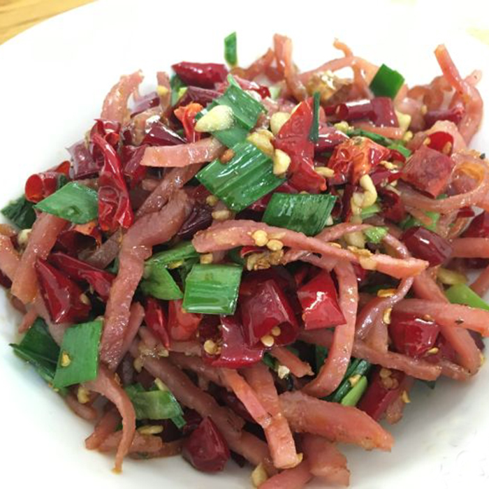 彭家姐妹晒兰湖南湘西怀化沅陵特产农家瘦肉猪肉类