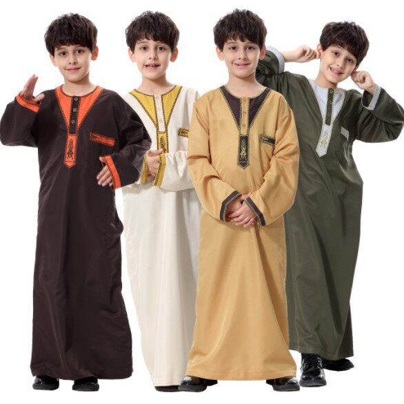 北非洲埃及传统民族服饰中大小学小学生生女男孩衣服民族服装