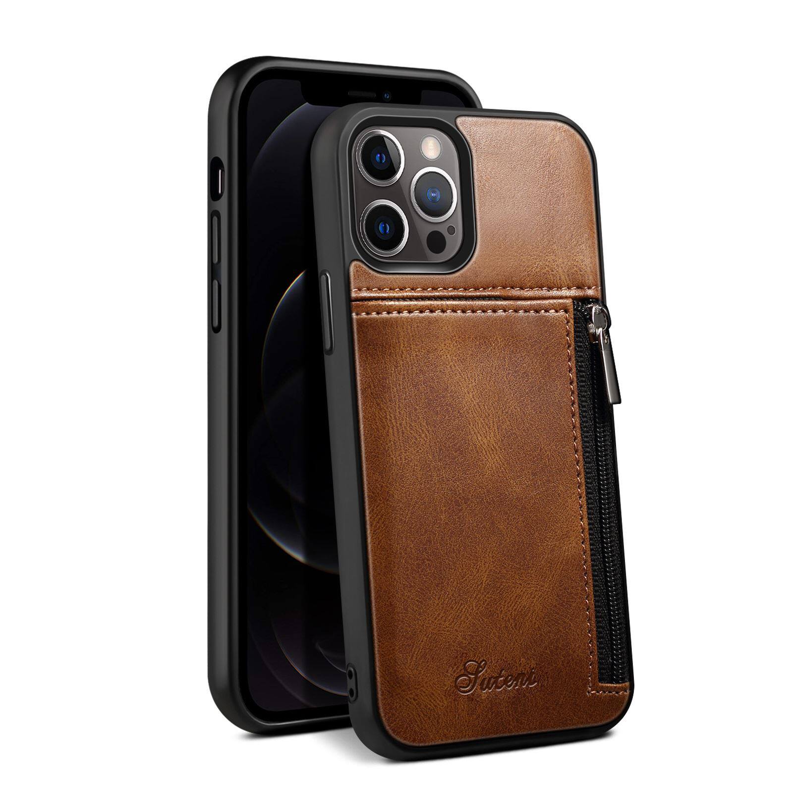 适用于苹果12手机壳插卡后盖iphone12promaxcase手机保护套