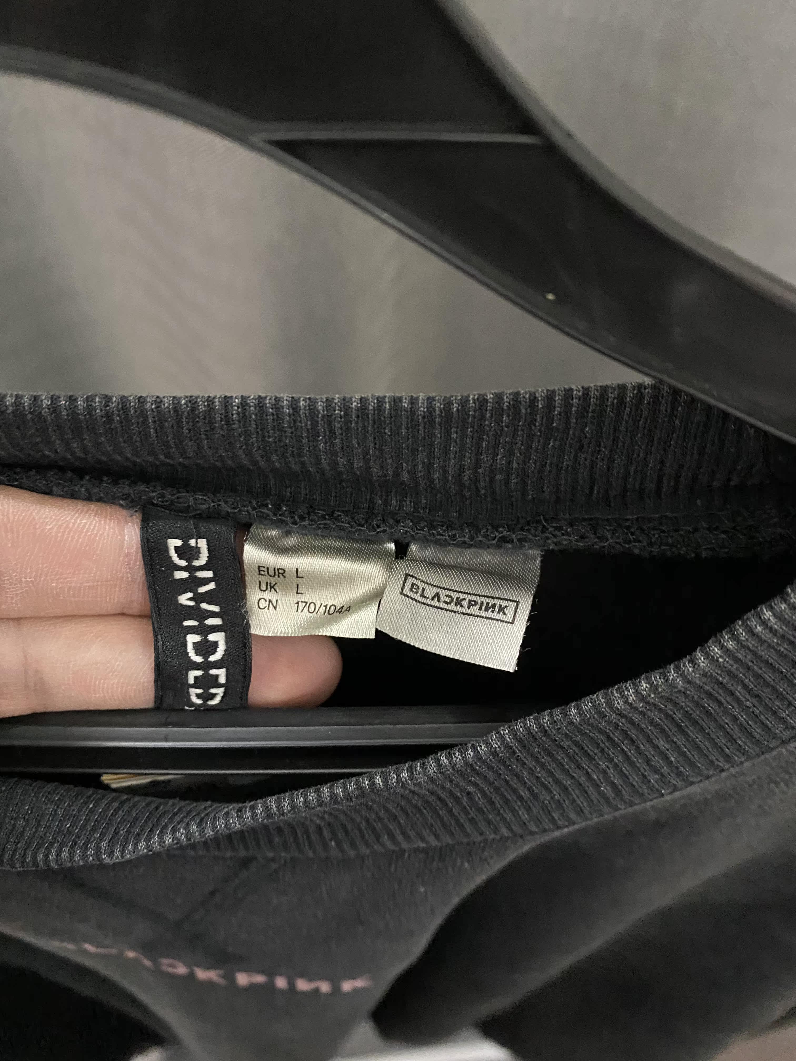 hm国内正品代购小红书同款blackpink限量联名纯色卫衣