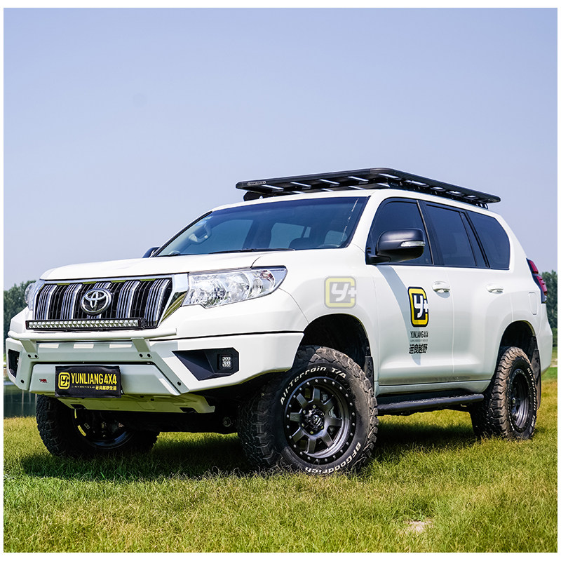 运良改装适用于18款普拉多lc150霸道mr越野杠前保险杠