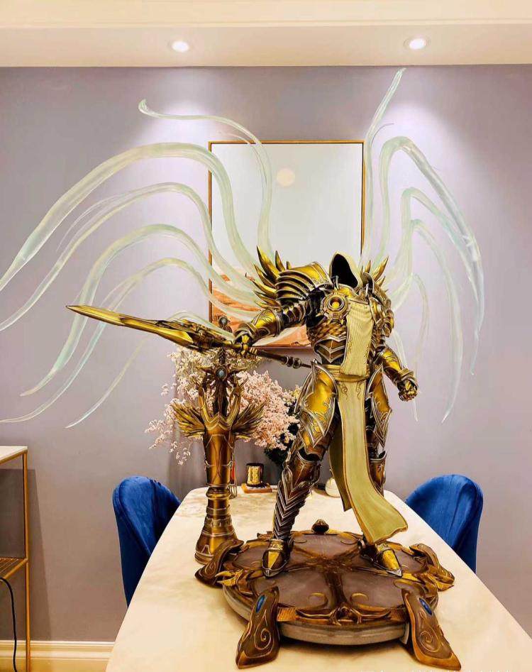 热火gk定制暗黑破坏神大天使牛社泰瑞尔雕像模型手办手办