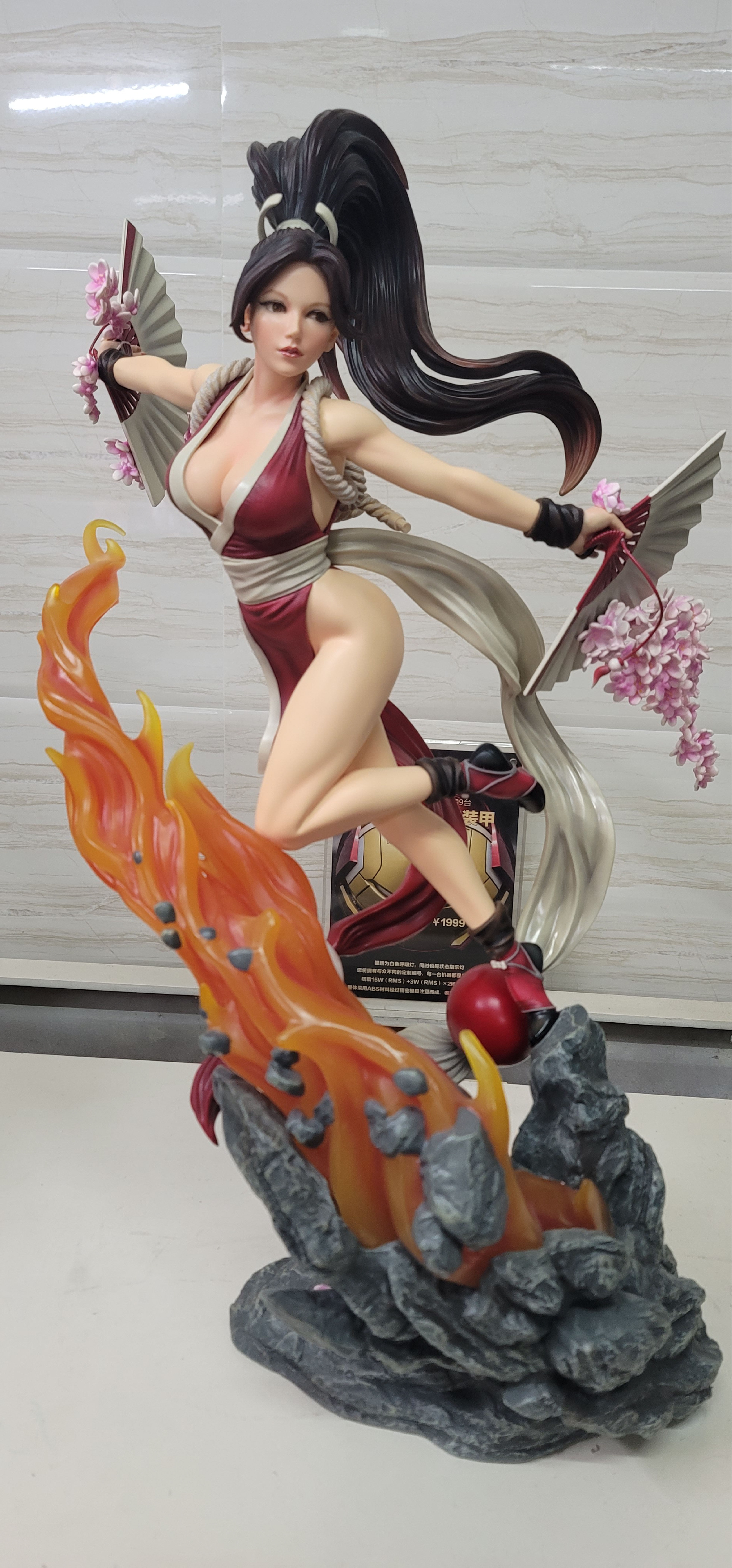 热火gk定制不知火舞hmosnk拳皇雕像模型手办