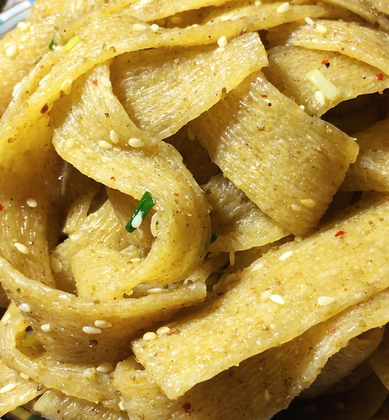 牛筋面纯手工无添加diy自制辣条专用商用陕西面条