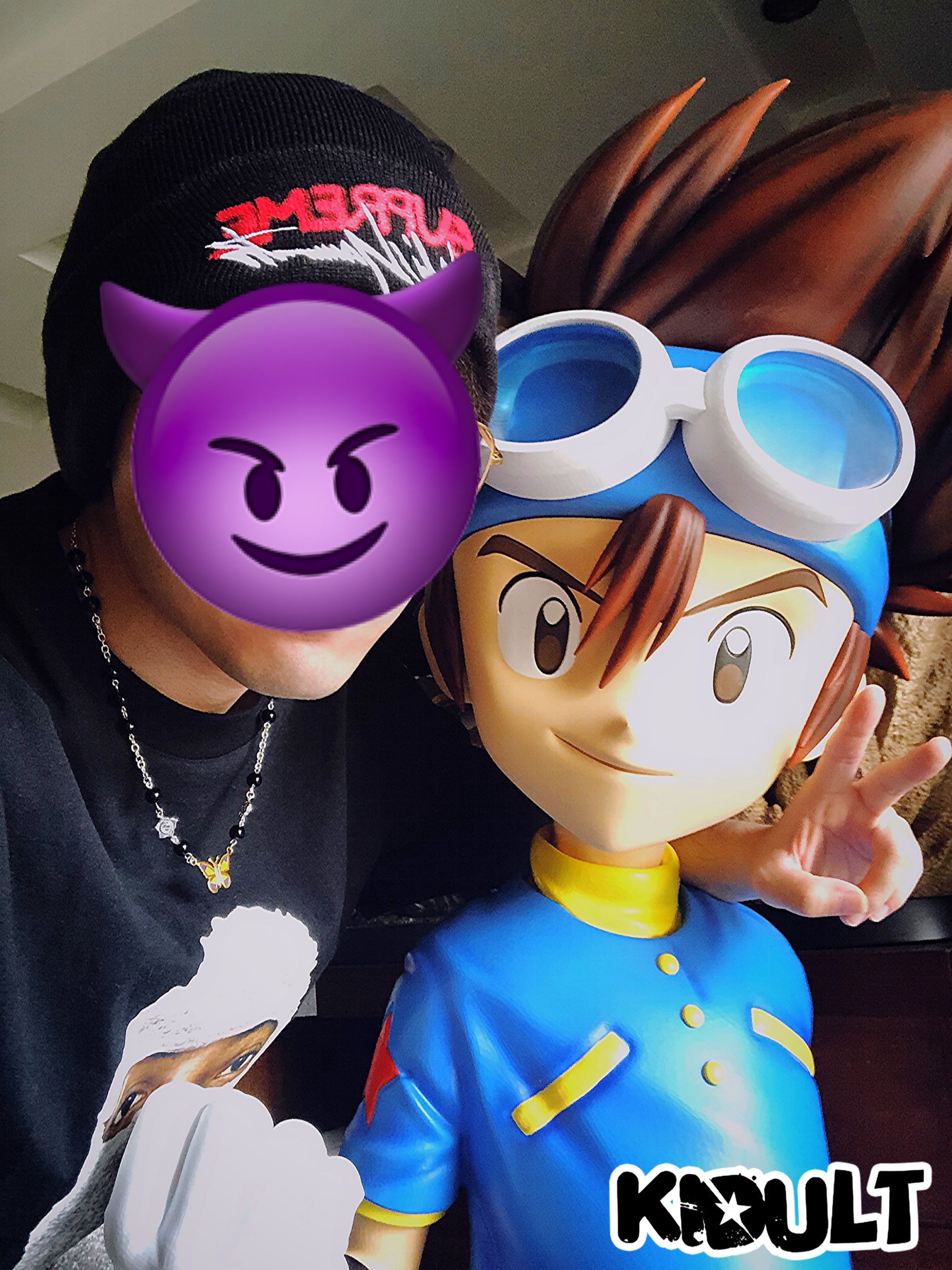 预定kidult八神太一等身全身gk手办雕像手办