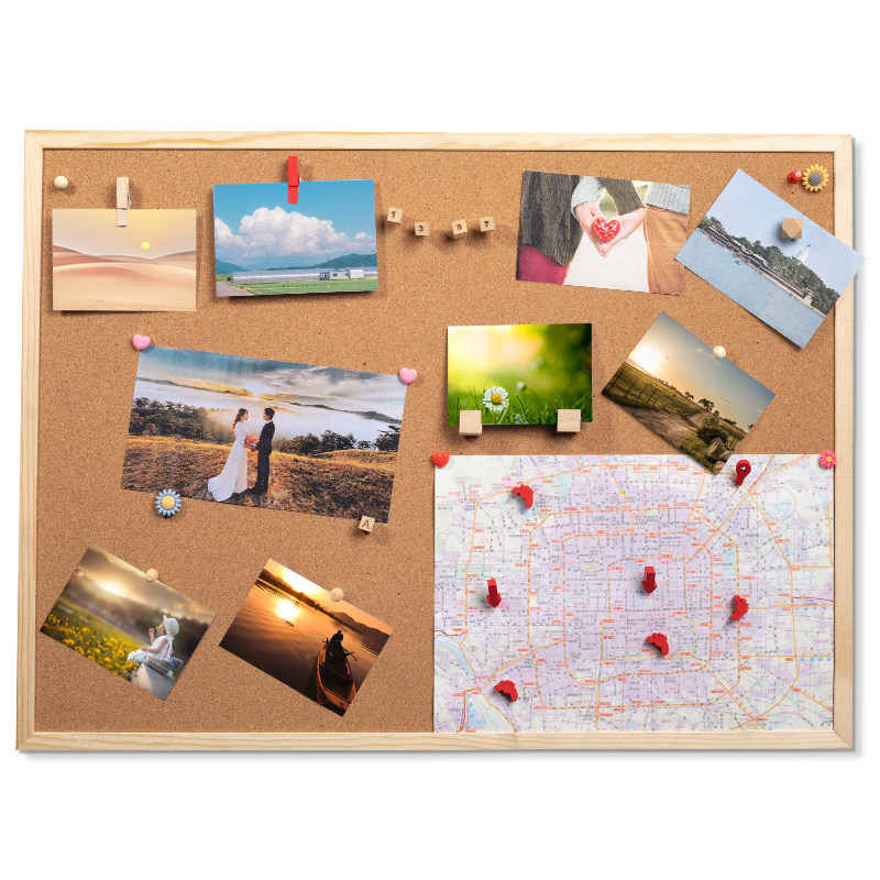 软木木板照片宿舍挂式留言板幼儿园展示班级教室墙贴