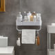 Bathroom shelf toilet washstand towel storage punch free wall wall shower wall toilet Bathroom shelf toilet washstand towel storage punch free wall wall shower wall toilet