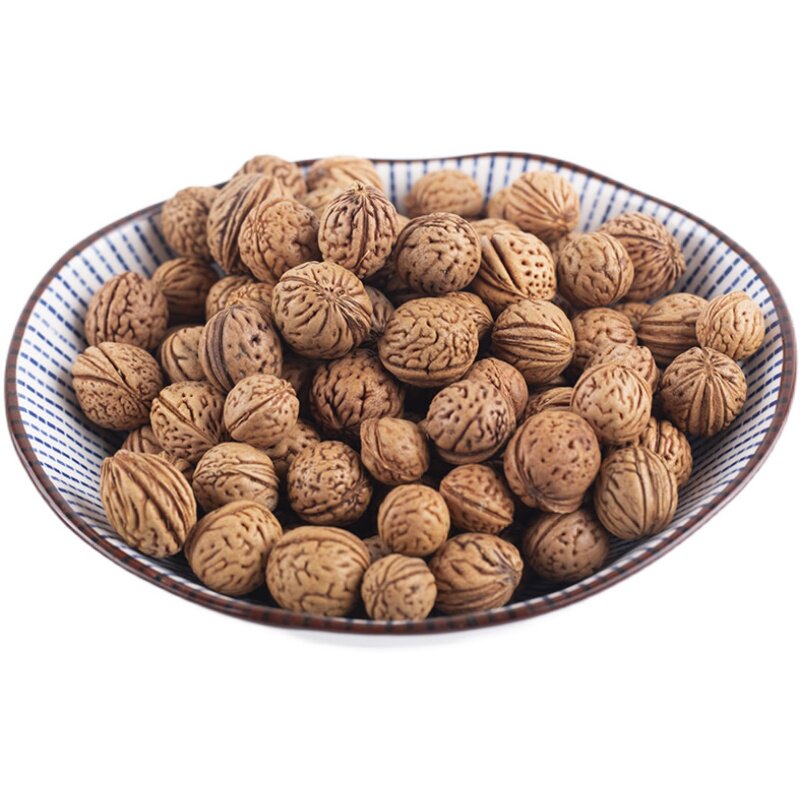 桃核枕头拍打填充物脑纹小野生山散装桃胡雕刻佛珠