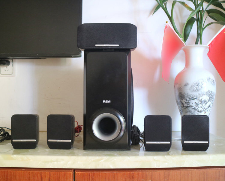 家用全新出口美国rca无源套装音响搭配功放中置电脑多媒体音箱