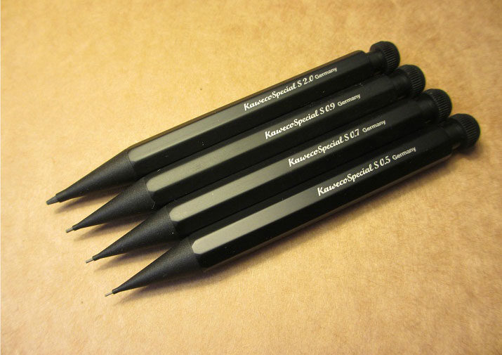 包邮德国kaweco复古款special漫画手绘铝合金黄铜八角自动铅笔
